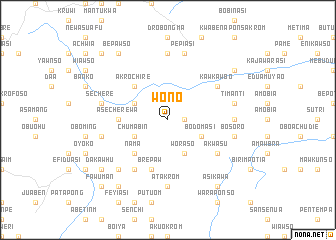 map of Wono