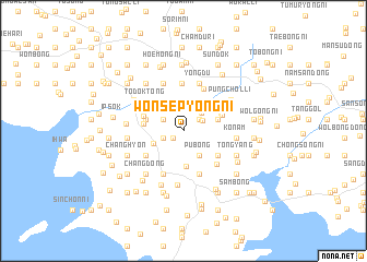 map of Wŏnsep\