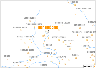 map of Wŏnsu-dong