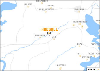 map of Woodall