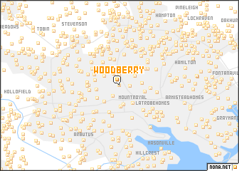 map of Woodberry