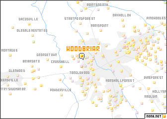 map of Woodbriar