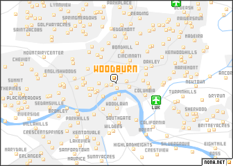 map of Woodburn