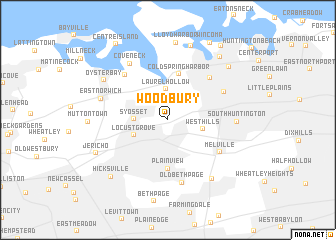 map of Woodbury