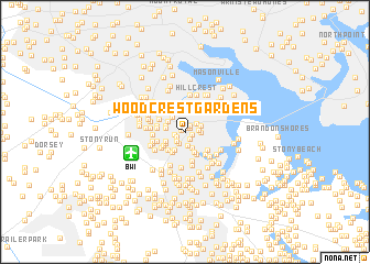 map of Woodcrest Gardens