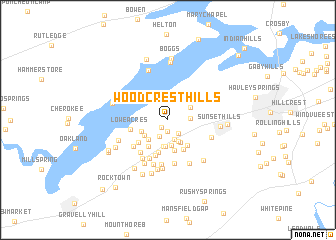 map of Woodcrest Hills