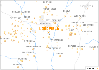 map of Woodfield