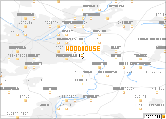 map of Woodhouse