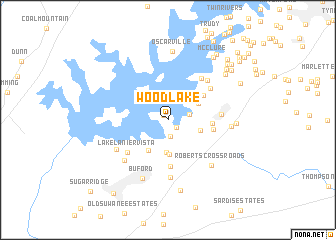 map of Woodlake