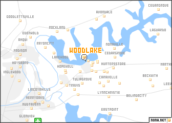 map of Woodlake