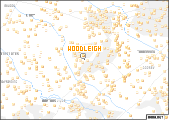 map of Woodleigh