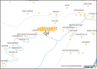 map of Woodmont