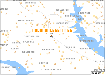 map of Wood-N-Dale Estates