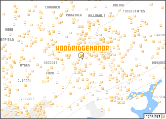 map of Woodridge Manor