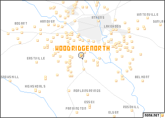 map of Woodridge North