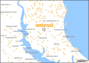 map of Woodridge