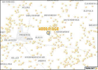 map of Woodridge