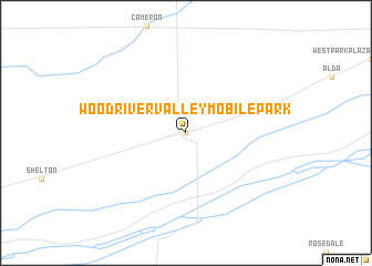 map of Woodriver Valley Mobile Park