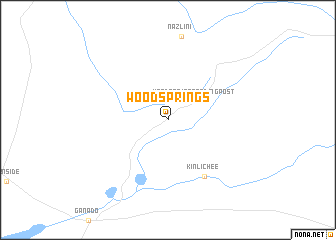 map of Wood Springs