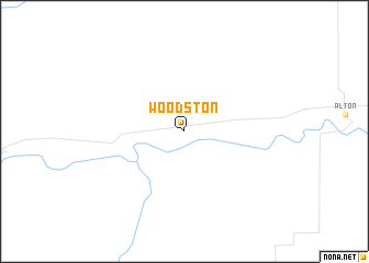 map of Woodston