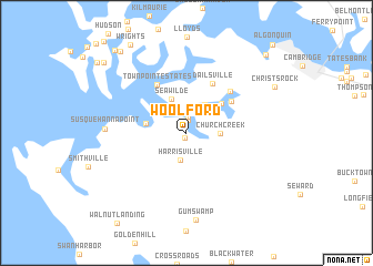 map of Woolford
