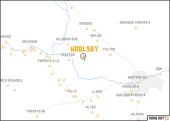 map of Woolsey