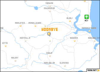 map of Woombye