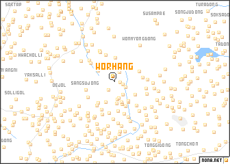 map of Wŏrhang