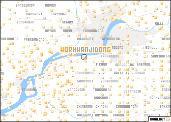 map of Wŏrhwanji-dong