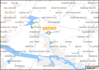 map of Wormer