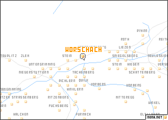 map of Wörschach