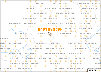 map of Worthy Park