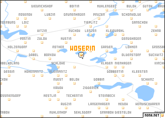map of Woserin