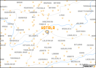 map of Wotala