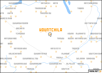 map of Wountchila