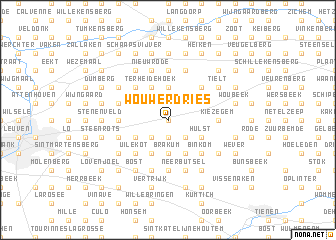 map of Wouwerdries