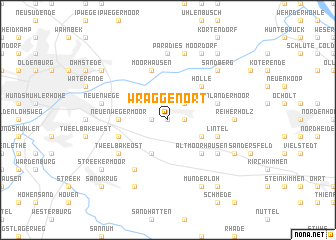 map of Wraggenort