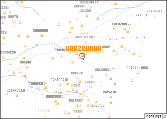 map of Wrazrumba