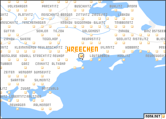 map of Wreechen
