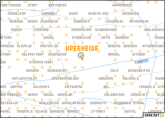 map of Wreeheide