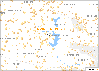 map of Wright Acres