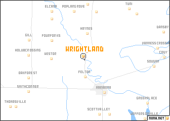 map of Wrightland