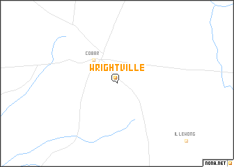 map of Wrightville
