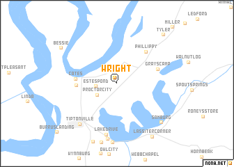 map of Wright