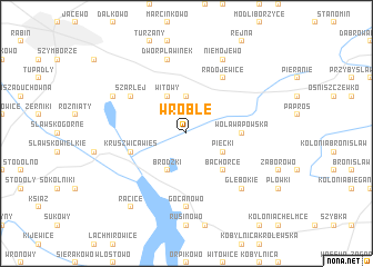 map of Wróble