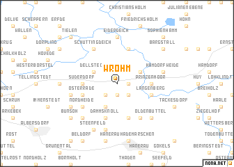 map of Wrohm
