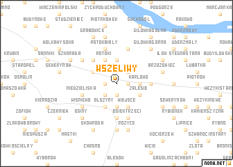 map of Wszeliwy