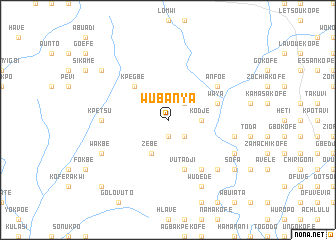 map of Wubanya