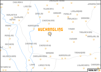 map of Wuchangling