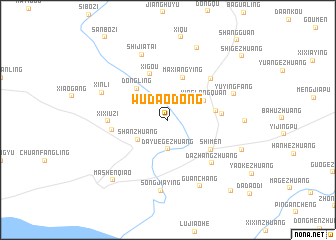 map of Wudaodong